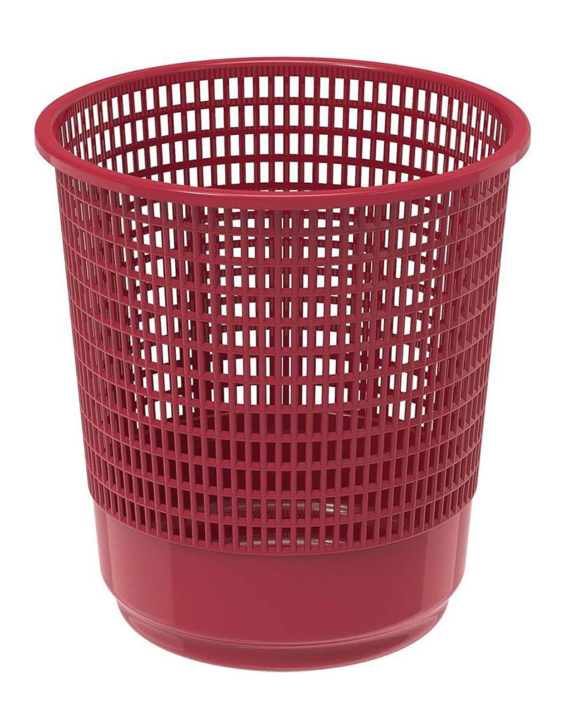 Dustbin-Plastic-Red
